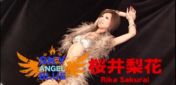 Cock sucking Rika Sakurai gets busy with a strong cock